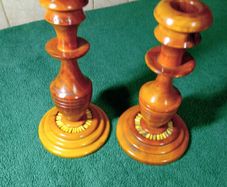 Wooden Candle Holders/Sticks