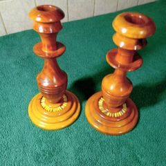 Wooden Candle Holders/Sticks
