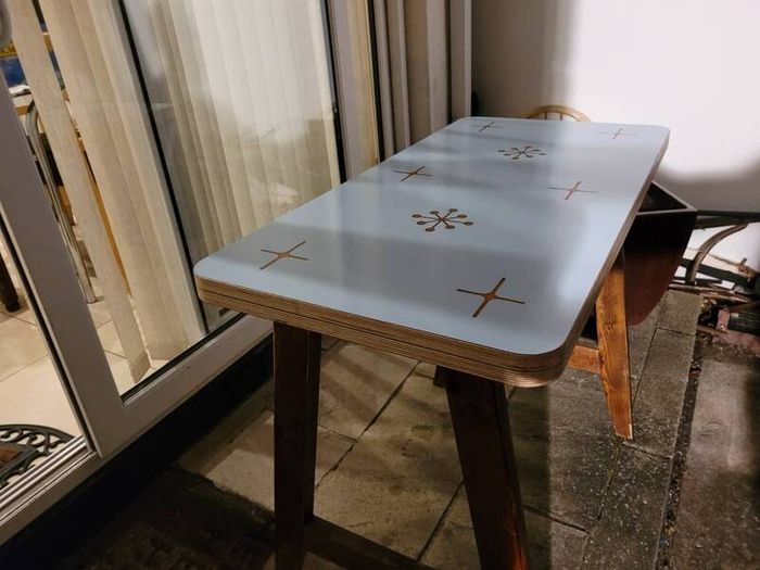 retro folding table