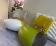 Leolux Pallone modern leather armchairs