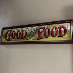 Food Mirror Sign
