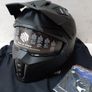 ILM Matte Black Shape Changing Motorbike Helmet size L 59-60cm Image 4