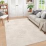 Rugs Living Room 160 x 230 cm, Beige Fluffy Area Rugs for Bedroom Washable Anti Slip Modern Floor Carpets Mat Non Shedding Thick Pile Beside Rugs for Dining Room Kitchen Office Image 9