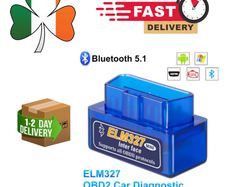 Mini ELM327 V1.5 Bluetooth-Compatible BT 4.0 OBD2 Scanner Android Torque car