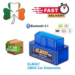 Mini ELM327 V1.5 Bluetooth-Compatible BT 4.0 OBD2 Scanner Android Torque car