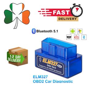 Mini ELM327 V1.5 Bluetooth-Compatible BT 4.0 OBD2 Scanner Android Torque car