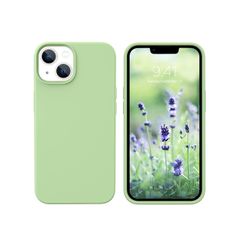 Liquid Silicone Shockproof Case For iPhone 13 Luxury Soft Phone Cover Matcha Green New - FHT9IP13LK