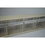 Madia 2 6-Box Storage Container Tilt Bins With Locking Bar Image 4