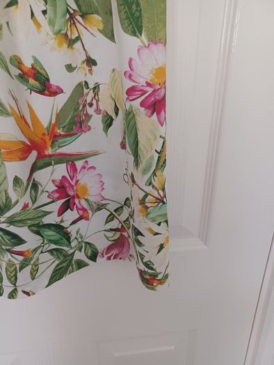 Next Girls Floral Shift Dress 100 % Cotton Age 8