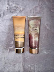 Victorias Secret Bare Vanilla Daydream & Sunrise Waves Fragrance Lotion Bundle 236ml