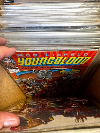 Image & Top Cow Long Comic Box w 320 comics for Sale