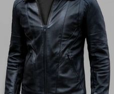 Fabulous Men's Soul Revolver Black Retro Wraith Leather Jacket