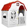 Kids Foldable Playhouse with Working Door and Windows Image 4