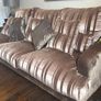 Beautiful Velvet Sofa and Chair as new condition Image 3