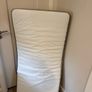 Obaby Nika Cot Bed in Grey Wash/White & Reylon Mattress Image 6