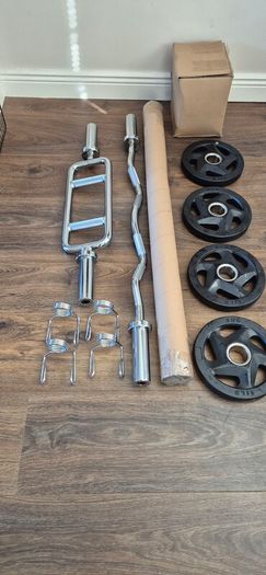 brand new olympic weight lifting set