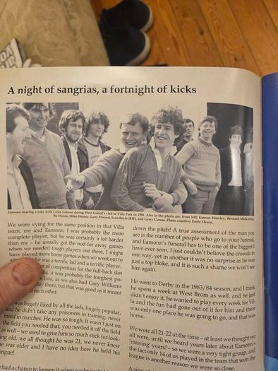 Eamonn 'chick' Deacy Testimonial.  1912 Aston Villa Legends  Vs Galway United X1/ West United X1. Incorporating official renaming of Terryland Park as Eamonn Deacy Park. First Edition Large Magazine In Good Condition.  See Photos For Same.