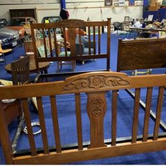 Antique double bed