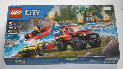 LEGO City 60412 4 x4 Engine With Rescue Boat