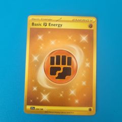 Basic Fighting Energy Gold Holo Rare Pokemon Card from Scarlet & Violet
