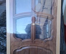 Deanta door .solid walnut.