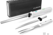 Brand New Electric Knife, Cordless Kitchen Knife with 2 Stainless Steel Blades,