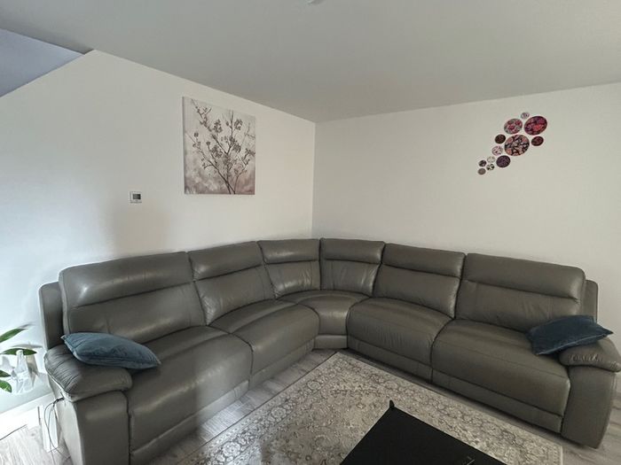 Leather Recliner Sofa