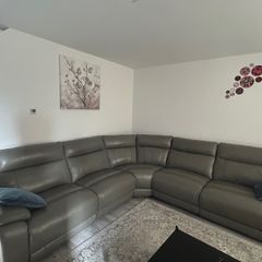 Leather Recliner Sofa