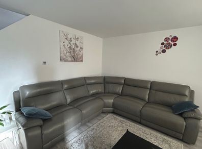 Leather Recliner Sofa