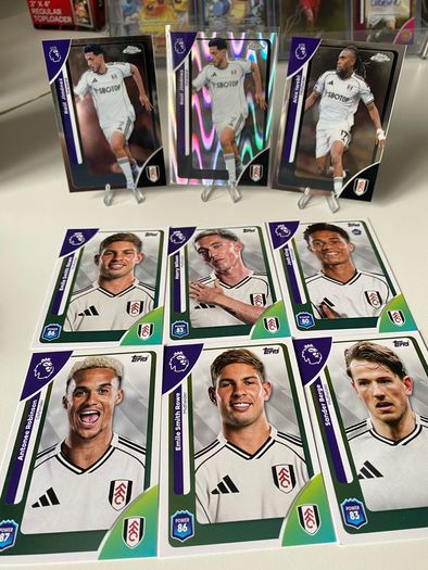 2025/2026 Topps Chrome and premiere league topps cards