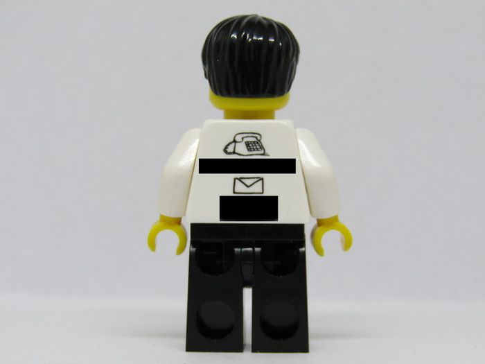 Lego Employee Milan Cerkes Business Card Minifigure Very Rare Hard To Find