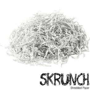 SKRUNCH - White Shredded Paper - Crinkle cut
