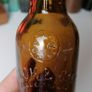 38 - Vintage Kiloh Beer Bottle Embossed Letters Brown Glass Cork Image 4