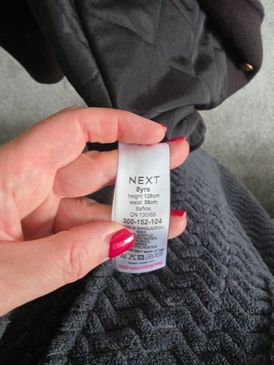 Black Next Girls Coat