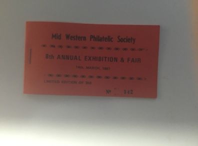 Irish stamps, 1987 Mid Western Philatelic Exhibition  Booklet