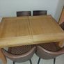 Matching solid wood table and dresser Image 5