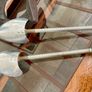Vintage Ladies 1950s SAXONE Aluminium Steel Spring Coiled Shoe Trees UK Size S/M Image 8