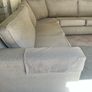 Beige corner sofa set L shaped delivery available Image 4