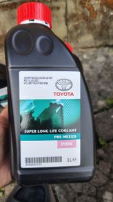 Genuine Toyota coolant pink 6x 1L