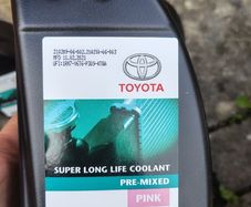 Genuine Toyota coolant pink 6x 1L