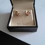 ladies 9ct gold earrings Image 2