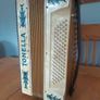 Vintage 1950's Tonella 34-Key/80-Bass Piano Accordion. With Case, Music books and sheet music. Image 3