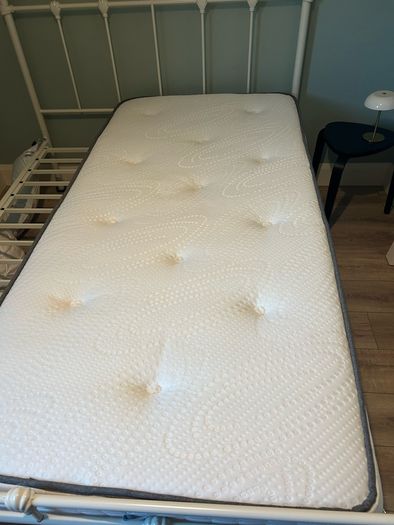 Single Bed Frame and Mattress