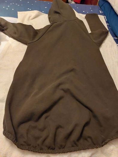 Dark Green Hoody Dress
