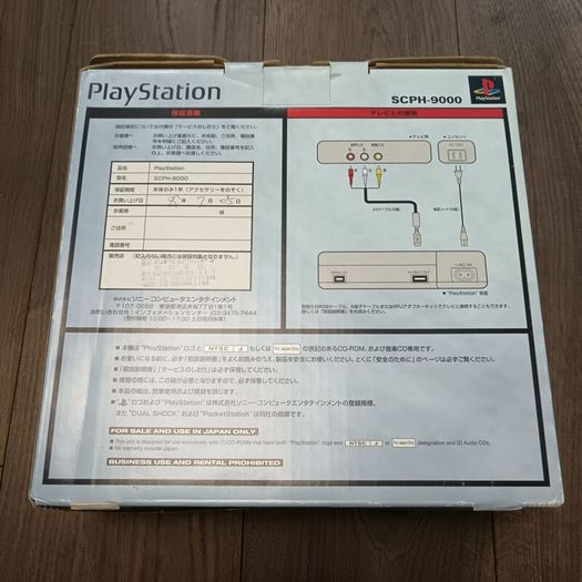 Sony SCPH-9000 Series PS1 PlayStation Japan.