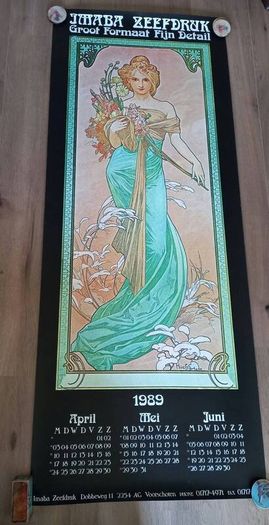 Alphonse Mucha Silkscreen Prints Art Nouveau