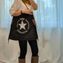 Vintage Canvas Tote Bag Black - BRAND NEW Image 4