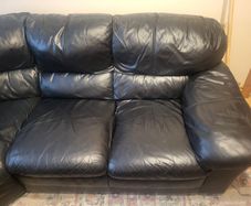 Black corner sofa