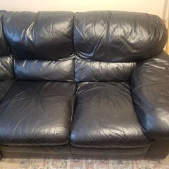 Black corner sofa