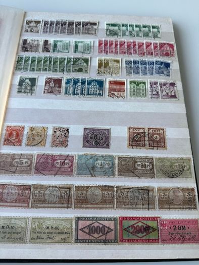 GERMANY collection in stamp album